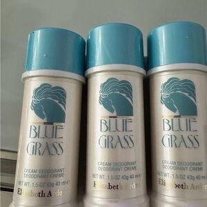 Elizabeth Arden Blue Grass Cream Deodorant 1.5 onz. Pack of 3